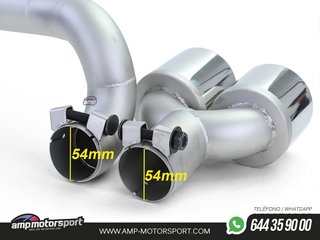 DIFUSOR TRASERO MATE BMW SERIE 5 F10/F11 + CONVERSIÓN A DOS SALIDAS