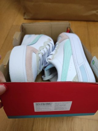 Zapatillas Puma Mujer Talla 38 Rosa Blanco
