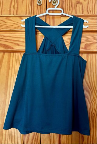 Blusa cruzada cuello halter