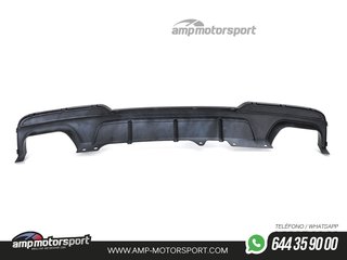 DIFUSOR TRASERO MATE BMW SERIE 5 F10/F11 + COLAS 550 NEGRAS