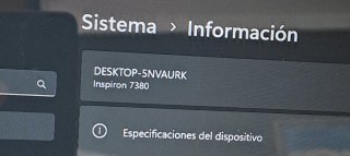 Portátil Dell  i7