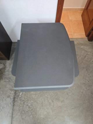 Mueble TV giratorio gris