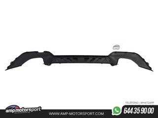 DIFUSOR TRASERO PARA BMW SERIE 3 G20 G21 + COLAS DOBLES CROMADAS