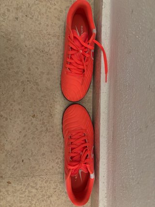 Zapatillas Nike Fútbol Sala Niño Naranja/Rosa