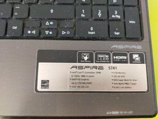 Acer Aspire 5741 Portátil Negro/Gris