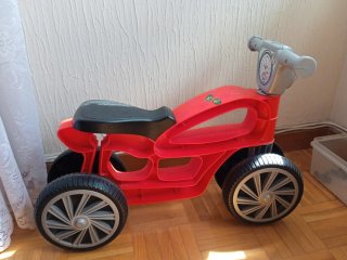 Correpasillos Moto Roja