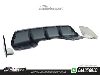 AÑADIDO DIFUSOR TRASERO BMW X6 F16 14-19 NEGRO BRILLO