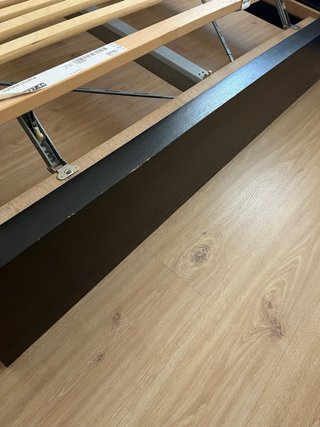 Cama Matrimonio Látex y Somier Madera