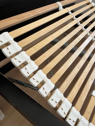 Cama Matrimonio Látex y Somier Madera