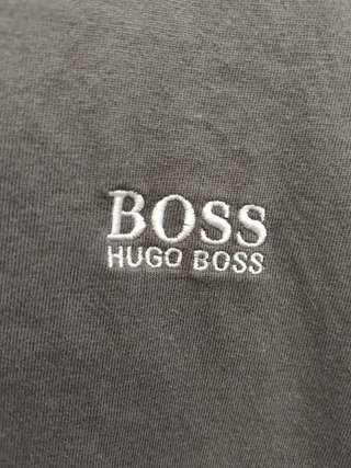 Camiseta BOSS Gris Manga Corta Talla S