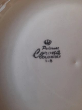 Vajilla Corona Pedernall 6 servicios