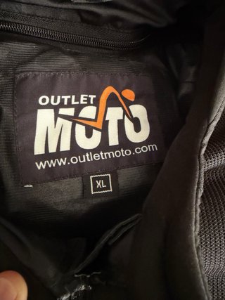 Chaqueta Moto Negra con Detalles Flúor