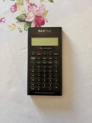 Calculadora Financiera Texas Instruments BA II Plu