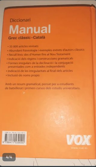 Diccionario griego-cat