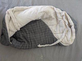 Saco Pasito a Pasito gris para recién nacidos