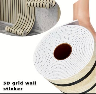 Elegantes Paneles Pared 3D Autoadhesivos 300x40cm!