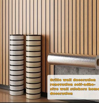 Elegantes Paneles Pared 3D Autoadhesivos 300x40cm!