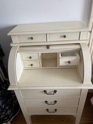 Escritorio Secreter Madera Persiana