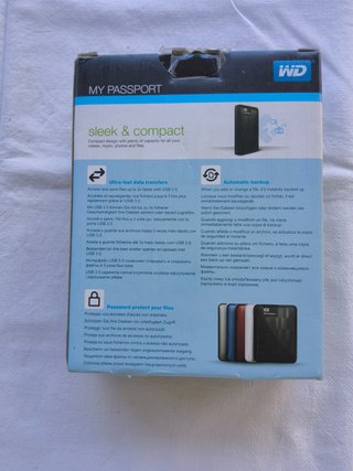 WD My Passport 2TB Disco Duro Externo
