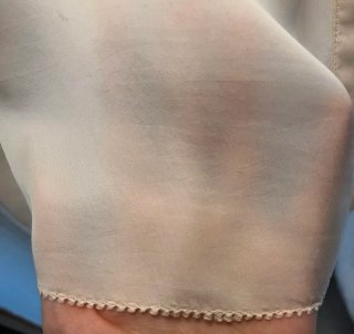 Blusa Bimba y Lola Seda Beige Talla S