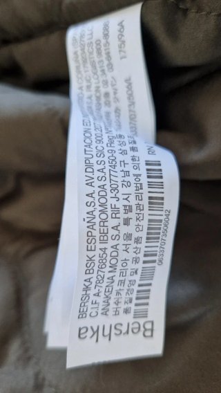 Abrigo verde militar Bershka premium