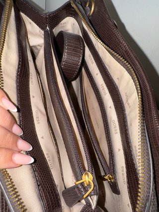 Bolso Guess Beige y Marrón