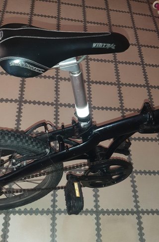 Bicicleta plegable B Fold negra