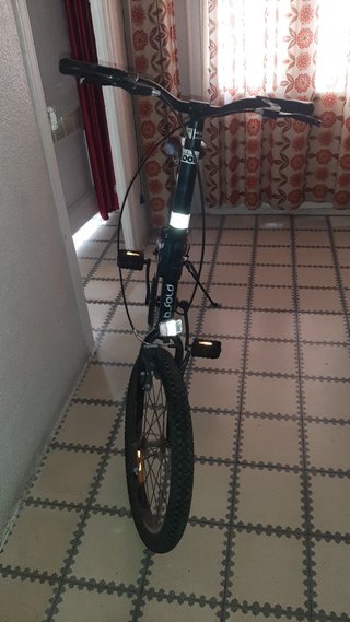 Bicicleta plegable B Fold negra