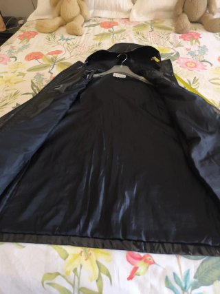 Impermeable Negro Forrado