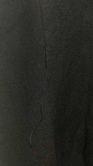Vestido blazer H&M negro lino