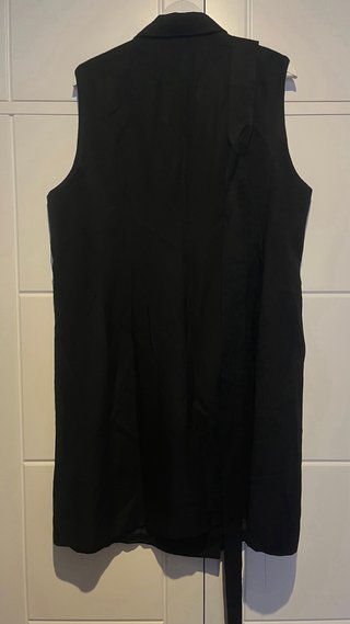 Vestido blazer H&M negro lino