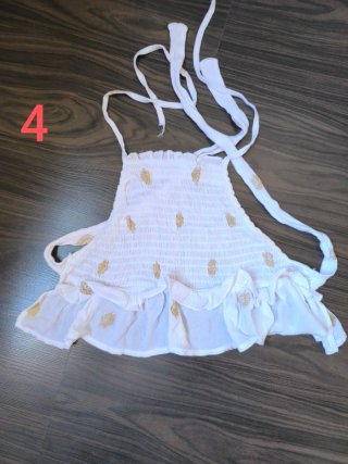 Pack 10 Tops Blancos Talla Única