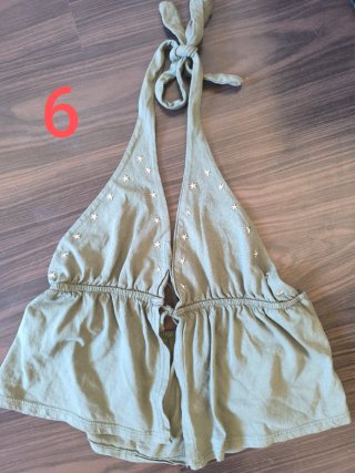 Pack 10 Tops Blancos Talla Única