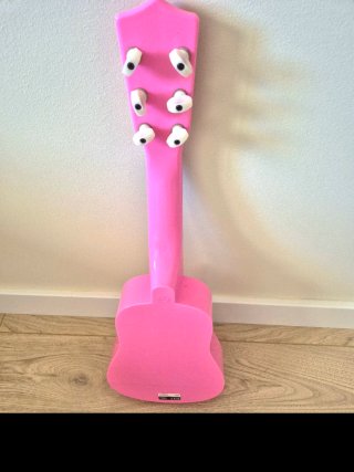 Guitarra infantil Lexibook unicornio rosa