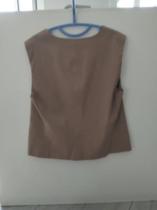Chaleco Cortefiel Beige Talla L
