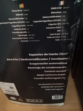 Aire Acondicionado Portátil INFINITON PACSF25A