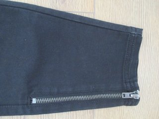 Pantalones Biker Stradivarius Negro Talla 38