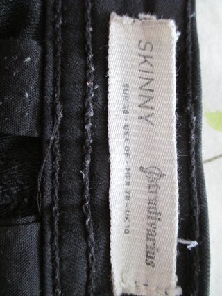 Pantalones Biker Stradivarius Negro Talla 38