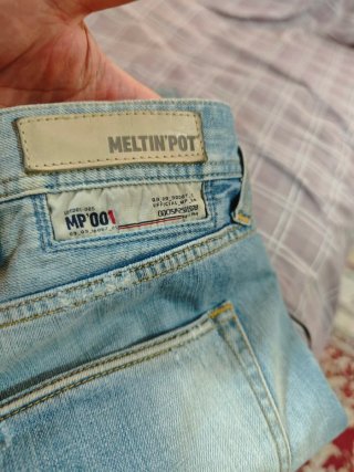 Pantaloncini Jeans Uomo Blu