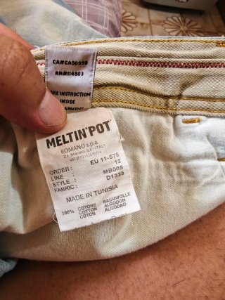 Pantaloncini Jeans Uomo Blu