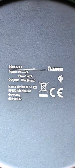 Pack 2 bases de carga inalámbrica Hama Qi 10W