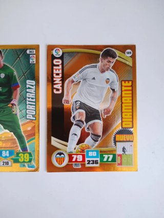 Lote cromos Adrenalyn XL Canales Navas Cancelo