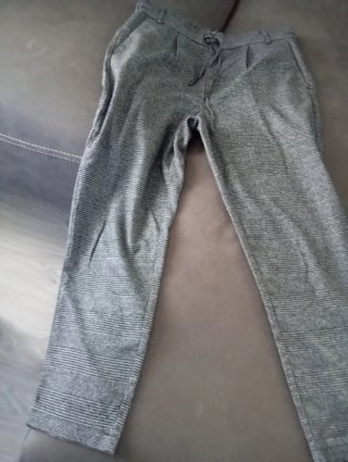 Pantalón de vestir cuadros invierno
