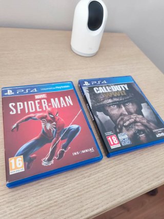 PS4 Spider-Man y Call of Duty WWII