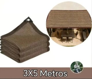 Toldo Vela Malla Rectangular 3X5 Metros