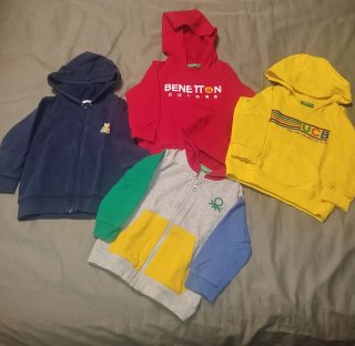 Lote 4 Sudaderas Benetton Niños