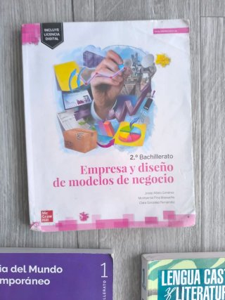 Libros de 1° y 2° de bachillerato