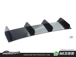AÑADIDO DIFUSOR TRASERO SEAT LEON 5F CUPRA 2012-2016 NEGRO BRILLO