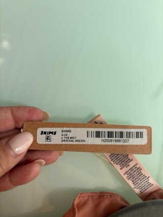 Abito lungo SKIMS rosa pesco