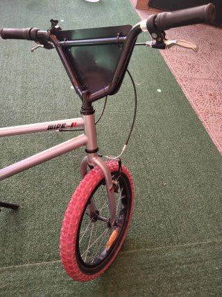 Bicicleta BMX Wipe 500 Grigia 16